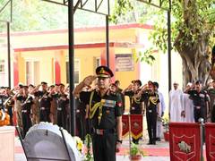 
      
      Army chief Dwivedi pays tribute to his comrade from 18 JAK RIF
      
      