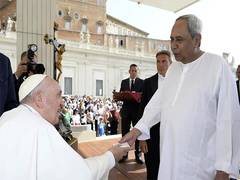 
      
      Former Odisha CM Naveen Patnaik mourns Pope Francis' demise
      
      