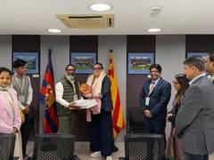
      
      Jharkhand CM explores sports partnership with FC Barcelona VP
      
      