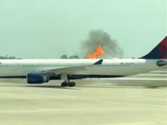 
      
      US: Delta plane catches fire at Orlando Airport
      
      