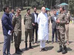 
      
      Union Home Minister reviews security situation at Pahalam
      
      
