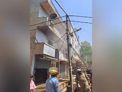 
      
      Fire breaks out at timber market in Delhi's Kirti Nagar
      
      