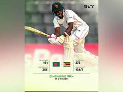 
      
      Muzarabani shines as Zimbabwe beat Bangladesh by 3 wickets 
      
      