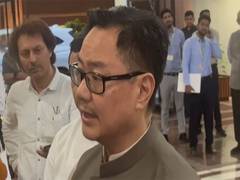 
      
      Kiren Rijiju after all-party meeting on Pahalgam attack
      
      