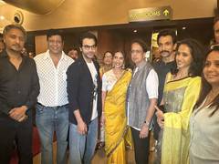 
    Pratik Gandhi, Patralekhaa attend 'Phule' screening
    