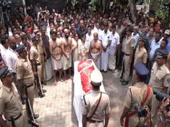 
      
      N Ramachandran who killed in Pahalgam terror attack was cremated
      
      