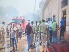 
      
      MP: Fire at Gwalior railway station extinguished
      
      