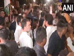 
      
      Pahalgam terror attacks: Congress MP Rahul Gandhi joins candlelig
      
      