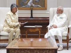 
      
      Andhra CM Chandrababu Naidu meets PM Modi
      
      