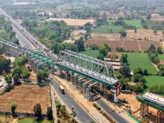 
      
      Gujarat: First 100m span of  2 X 100 m long steel bridge launched
      
      