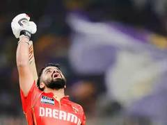 
      
      PBKS' Prabhsimran Singh completes 1,000 runs in the IPL
      
      