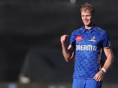
      
      Corbin Bosch makes his debut for Mumbai Indians
      
      