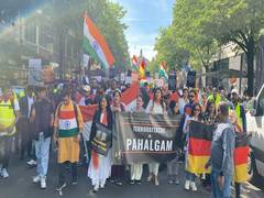 
      
      Indian diaspora in Frankfurt holds protest against terror attack
      
      