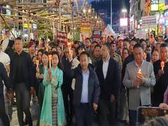 
      
      SKM pay tribute to Pahalgam attack victims in Gangtok
      
      