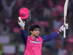 
      
      Vaibhab's record-breaking century takes RR to easy win
      
      