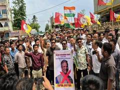
      
      YTF protests at Indo-Bangladesh border over illegal embankment
      
      