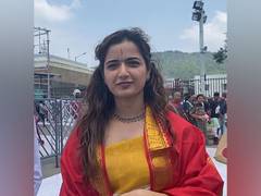 
      
      Actress Ashika Ranganath visit Tirumala Temple to offer prayers
      
      