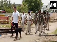 
      
      Odisha: RPF carries out flag march, security inspection 
      
      