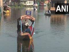 
      
      Tourists enjoy Shikara rides in Srinagar
      
      