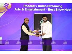 
      
      Deepak Pareek Wins 'Best Show Host' Award in the Arts 
      
      