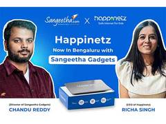 
      
      Happinetz Partners with Sangeetha Gadgets to Bring Safe Internet 
      
      