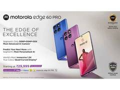 
      
      Motorola launches edge 60 pro in India with true flagship grade 
      
      