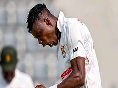 
      
      Zimbabwe fast bowler blessed with rapid rankings rise  
      
      