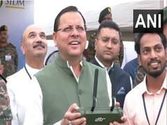 
      
      Uttarakhand CM Dhami inspects Surya Drone Tech-2025 program 
      
      