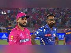 
      
      RR skipper Riyan Parag wins toss, opts to bowl against MI
      
      
