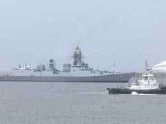 
      
      INS Surat makes maiden visit to Hazira Port on Gujarat Foundation
      
      