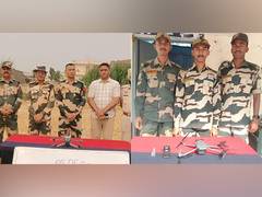 
      
      BSF recovers two Pakistani drones along Punjab border
      
      