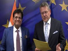 
      
       India, EU to address pending FTA issues in next meeting in Delhi
      
      