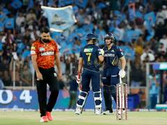 
      
      Gill-Buttler's fifty guide Gujarat Titans to 224/6 in 20 overs
      
      