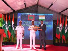
      
      Indian High Commission on INS Kochi in Male
      
      