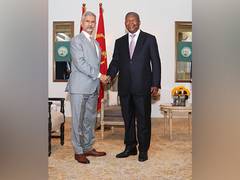 
      
      EAM Jaishankar meets Angolan President Lourenço
      
      