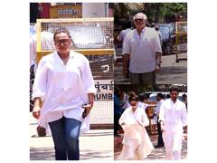 
      
      B-Town celebs reach funeral of Nirmal Kapoor
      
      