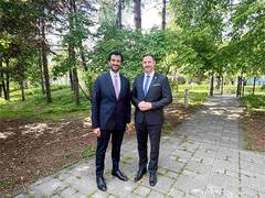 
      
      Bin Touq meets with tourism ministers of Spain, Croatia
      
      
