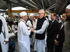 
      
      Omar Abdullah flags off first batch of Hajj Pilgrims
      
      
