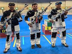
      
      KSSM Shooting C'ship: Kiran Jadhav takes men’s air rifle crown
      
      