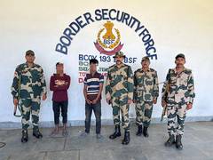 
      
      BSF Meghalaya nabs 5 Bangladeshis
      
      