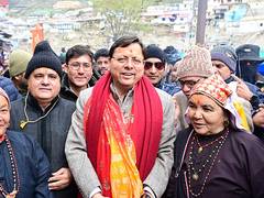 
      
      Dhami prays for PM at Badrinath
      
      