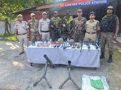 
      
      Manipur: Security Forces recover arms, arrest militants
      
      