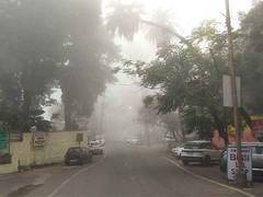 
      
      Unseasonal fog covers Mount Abu 
      
      