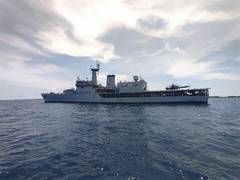 
      
        INS Sharda arrives in Maldives for maiden HADR Exercise 
      
      