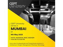 
      
      CEPT University in Mumbai on May 09, 2025
      
      