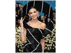 
      
      Demi Moore slays in tie-inspired gown at Met Gala 2025
      
      