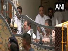 
      
      Rahul Gandhi meets Navy officer's kin killed in Pahalgam
      
      