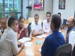 
      
      Gujarat HM Harsh Sanghvi holds meeting ahead of mock drill
      
      
