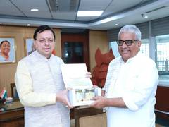 
      
      Uttarakhand CM Pushkar Singh Dhami seeks approvals for key...
      
      