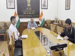 
      
      J-K: Union Minister Jitendra Singh holds detailed review meeting
      
      